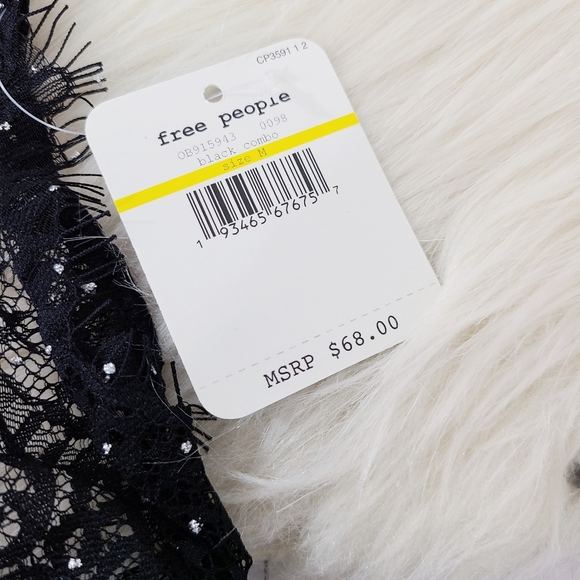 Free People Showoff bodysuit black lace sheer NWT - Picture 5 of 8